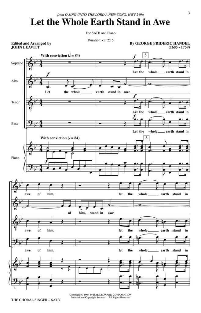 The Choral Singer